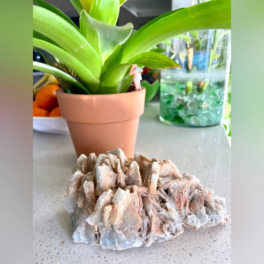 Blue Barite from Morocco - Picture 4 of 10